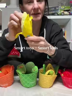 These fruits and veggies do the learning for you #ToddlerToy #LearningFun #EarlyLearning #TikTokShopCreatorPicks #tiktokshopspringglowup 