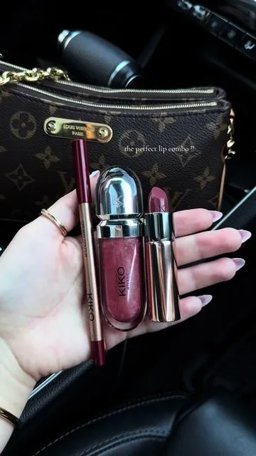 #Kiko #KikoMilano #KikoLipGloss #NudeLipCombo #RedLipCombo   