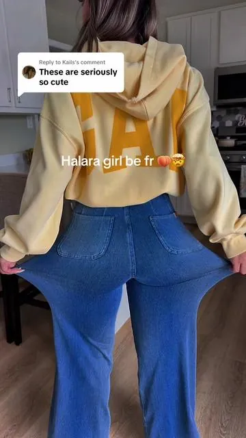 Replying to @Kails Halara flex jeans are so comfy ✨ #halarajeans #halaraflexdenim #widelegjeans #tiktokshopcreatorpicks #tiktokshopspringglowup 