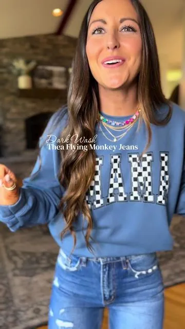 Grab them, you’ll LOVE them!! @Wild Oak Boutique #flyingmonkeyjeans #jeans #darkdenim #momoutfit #tiktokshopspringglowup 