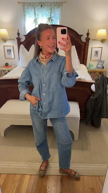 Canadian Tuxedo🤵🏼‍♀️!!!! #fyp #trending #ootdinspo #fashiontiktok #momfit 