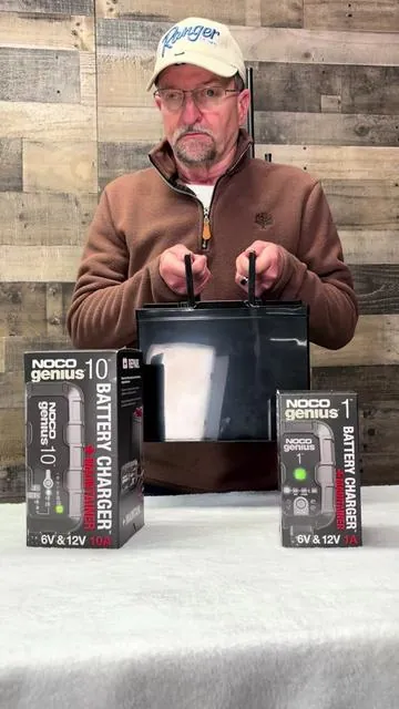 NOCO Genius 10 Amp Battery Charger #batterycharger #tiktokshopcreatorpicks #greenish #tiktokshopspringglowup #carbattery 