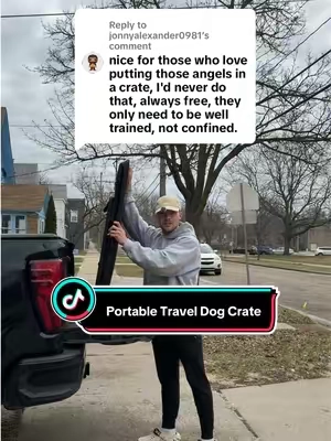 Replying to @jonnyalexander0981 yeah these travel dog crates are amazing #dogcrate #travelwithdog #campingwithdogs #dogparents #tiktokshopcreatorpicks 