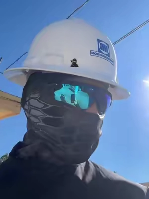 Uv protected facemask #facemask #uvprotection #construction #skimask #constructionwork 