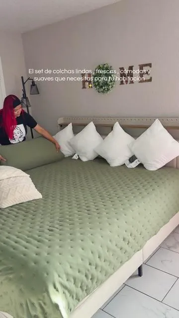 #beddingsets #quiltset #sabanasfrescas #setdecama #beddingdecor 