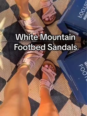 Easy comfort meets everyday style 🤍✨ These White Mountain footbed sandals are the kind you’ll reach for on repeat—supportive, lightweight, and effortlessly cute for wherever the day takes you. #whitemountainfootbedsandals #comfortablesandals #womenssandals #tiktokshopspringglowup #tiktokshopcreatorpicks 