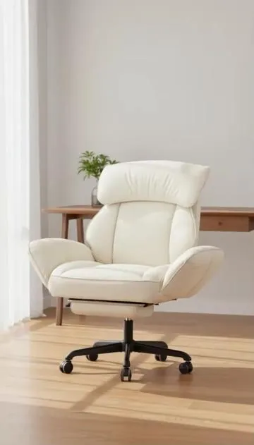 Upgrade your setup with the ultimate comfort chair! ✨ This Dowinx Cross Legged Office Chair features a unique criss-cross design, supportive pocket spring seat & back, and pivoting armrests. Recline back and relax with the built-in footrest, perfect for long work days or intense gaming sessions. Get yours today! #crossleggedchair #officechair #gamingchair #workfromhome #AIGC #Moras