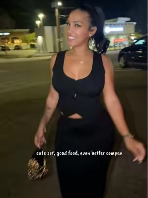 This Cute set + good food = perfect night size small 🔗 above #womensfashion #tiktokcreatorpicks #tiktokshopfinds #womensfashion 