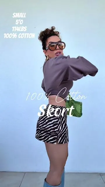 Literally the perfect skort! 100% COTTON 🙌🏽