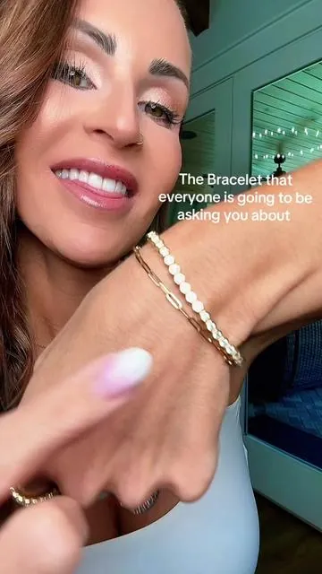 The bracelet that everyone is going to be asking about ✨ #goldplatedjewelry #pavoi #bracelets #fyp @PAVOI 