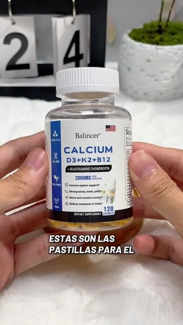 Calcium D3+K2+B12 2000mg per serving!💊#d3k2 #fyp #tiktokshop #calcium 