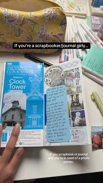 Worth every penny! #tiktokshopspringglowup #scrapbookingsupplies #photoprinter #kodakprinter #journalwithme 