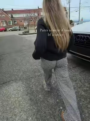 these pants tho #pants #striped #stripedpants 
