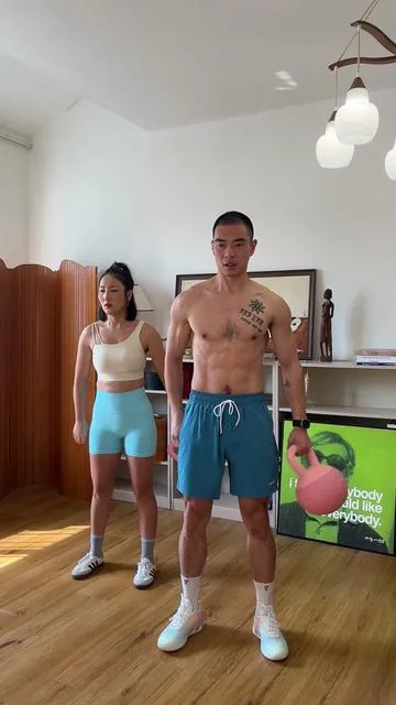 No machines. One bell enough. Minimal gear. Maximum burn. #NewDropsForYou #TiktokShopSpringGlowUp #KettlebellWorkout #HomeWorkout #FullBodyWorkout    