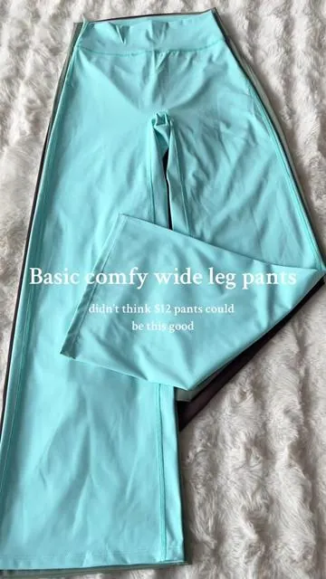Cute though!! Add to your cart now🛒🛒#pants#leggings#gymwear#yogapants#wideleg#gymfit#activewear#softmotion#straightlegpants #springtok#springglowup #spotlightfinds
