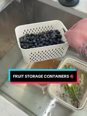 If you eat fruit like my family does… then you NEED these…🍇🍓 #fruitbasket #freshfruit #storagecontainers #tiktokshopcreatorpicks 