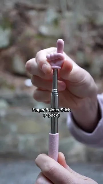 Finger Pointer Stick (6 pack)    #fingerpointer #learninghacks #readingtools 