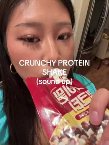 #fyp #asian #protein #proteinshake #asmr  