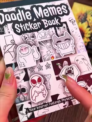 Tag someone who NEEDS this sticker book🤣😍 #TiktokShopSpringGlowUp #weeklydeals #YCZ #fyp