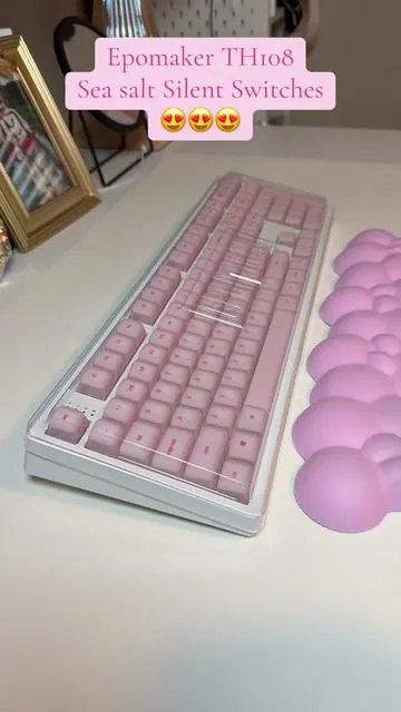 @Epomaker Keyboard TH108 Full-size hot swappable mechanical keyboard 😍😍😍😍😍 #epomaker #asmr #typing #gamingsetup #keyboard 