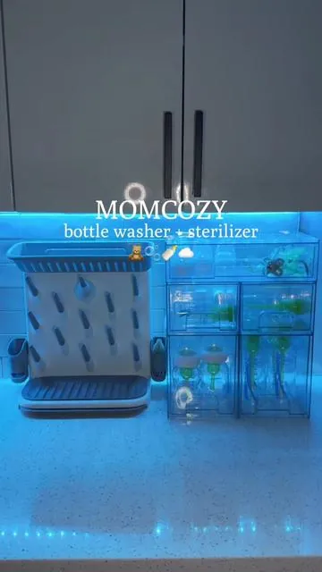 this has honestly saved my sanity as a pumping mom 😭🍼 #momcozy #bottlewasher #momtok #newbornessentials #babymusthaves @Momcozy Official @momcozy 