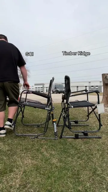 Whats the better rocking chair? #rockingchair #campingchair #gci #camping #portablechair 