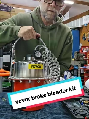 VEVOR Pneumatic Brake Bleeding Kit, Fits Most Master cylinders, Bleeding Ypur Brakes By Yourself easily  #mechanic #brakes #tiktokshopstockup #vevornewarrivals #tiktokshopcreatorpicks @VEVOR Store @VEVOR Automotive Store