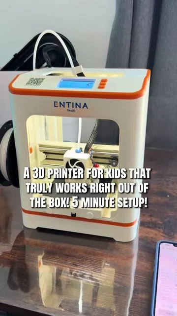 Beginner-friendly 3D printer that makes real creations straight from your phone. @Entina 3D  #3dprinting #stemtoys #kidslearning #tiktokshopcreatorpicks