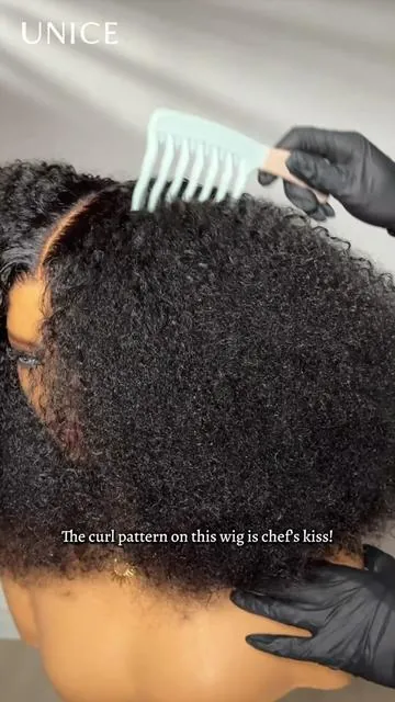 The curl pattern, so defined, I’m in love! The 250 density? Hair so bomb? Yes, please!😌🛒 #unicehair #2604121-G  #wig #WeeklyDeals  #summervibes 