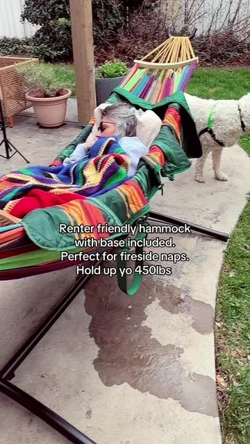 Naps hit different #Hammock #Outdoors #HomeDecor #Outside #relax 