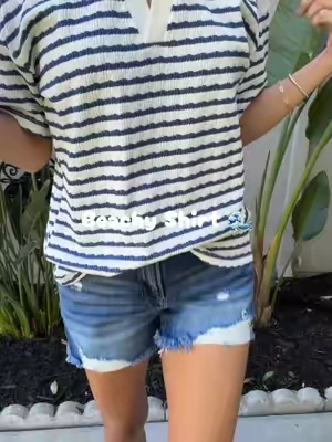 Wearing a size small. #summertop #oversizedshirt #beachwear #vacationoutfit #dokotoo 