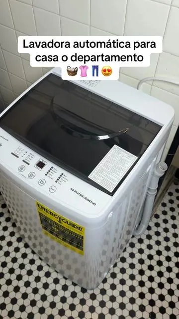 Lavadora automática para casa o departamento. 🧺👚👖😍🤌#fyp#lavadora#lavadoras#washermachine #lavadoraportatil 