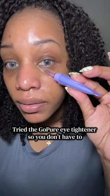 @Gopure instant lift serum launches April 16th!! #gopure #new #darkcircles #eyebags 