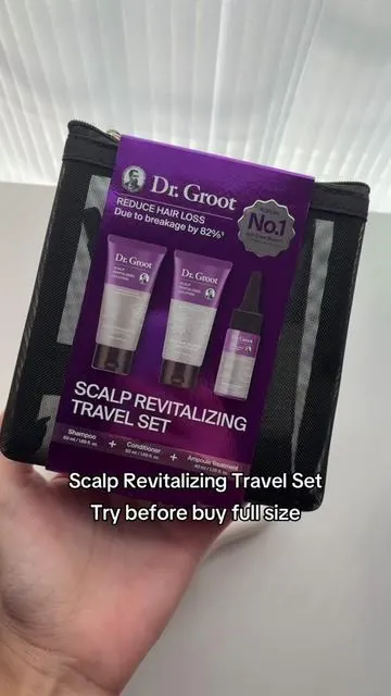 #DrGroot Scalp Revitalizing Travel Set #haircare #travelsize #TiktokShopSpringGlowUp 