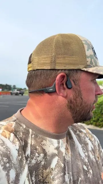 Bone conduction headphones are game changers! #outdoors #fitness #business 