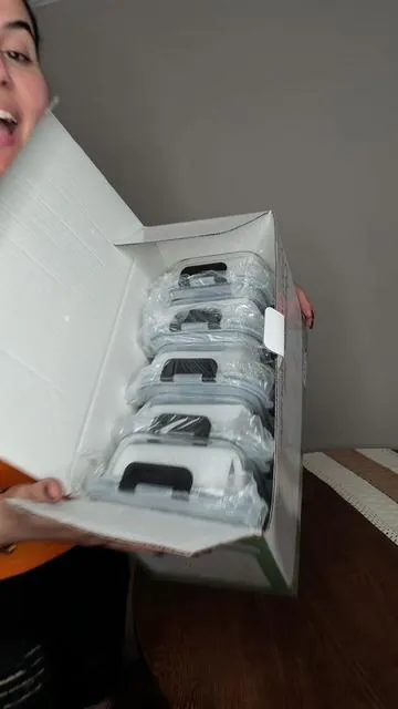 AISOON 10 Pack 36oz Borosilicate Glass Food Storage Containers (5 x 13oz + 5 x 36oz) – Airtight, Freezer & Oven Safe – Meal Prep Containers for Kitchen & Pantry Organization @AISOON OFFICIAL #glassfoodstoragecontainers #containers #storagecontainers #kitchenutensils #tiktokshop 
