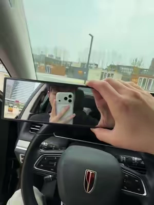 This blindspot removing mirror is a must have for every car! Drive safer by expanding how much you can see around you. No tools needed fits right over your current rear view mirror. Makes the perfect gift for grandparents and short people! #carproducts #caraccessories #blindspotmirror #christmasgiftideas #rearviewmirror