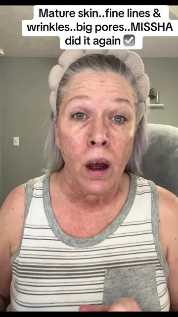 I can’t get over the price and effectiveness of this coverage for mature skin…price is at the time of this video @missha.official #matureskin #matureskinmakeup #hydration 