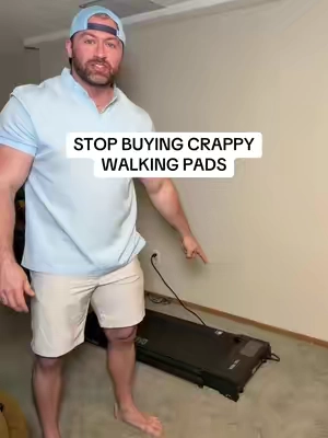 This is the more durable, safest, and highest quality walking pad I’ve found on the market #walkingpad #walking #treadmill #Fitness 