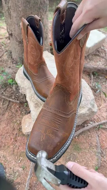 Steel toe cowboys boots #steeltoe #menboots #boots #workshoes #blackfridaydeals