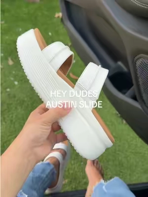 These are the kind of shoes you throw on and instantly look put together without even trying 🤎 I’ve been reaching for them every single day already and I know they’re going to sell out once summer hits… if you see your size don’t wait #tiktokshoprestock #aprilrestock #tiktokshopcreatorpicks #summerstyle #heydudeshoes 