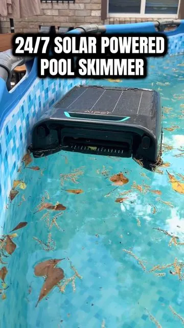 🤖🌊 best decision of my life!! #poolcleaner #poolrobot #poolvacuum #poolskimmer #tiktokshopmothersday 