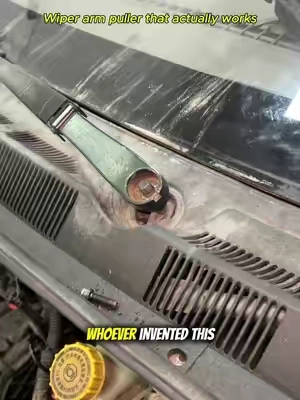 Stop prying with wrenches. This tool pops stuck wiper arms off clean—no scratches, no busted knuckles. Heavy-duty steel, works on cars, trucks, SUVs, RVs. Also a battery terminal puller. Link below. #WiperArmPuller #AutoRepairTools #CarMaintenance #DIYMechanic #GarageHacks 