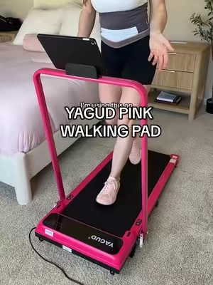 Replying to @Jenn Jakubec she’s so cute  #yagudwalkingpad #pinkwalkingpad #tiktokshopcreatorpicks #walkingpad 