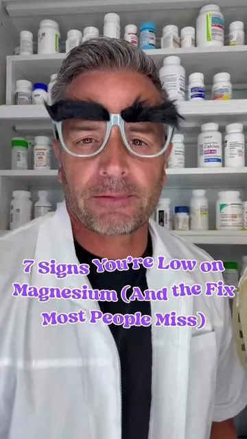 Your body's been trying to tell you something Eye twitches. Leg cramps. Bad sleep. Afternoon crashes. Restless legs. Bad PMS. That's not "just stress" — that's low magnesium. But not just any magnesium will fix it. You need all 7 forms, which is exactly why I recommend Magnesium Breakthrough. One supplement, every type your body actually needs. #philsmypharmacist #tiktokshopcreatorpicks #magnesium #healtheducation 