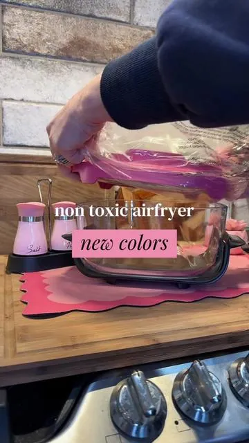 Ninja Crispi 4 in 1 now comes in even more colors. #glassairfryer #airfryer #pinkaesthetic #ninjacrispi 