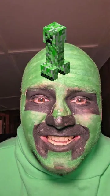 #minecraft #facepaint #cosplay 