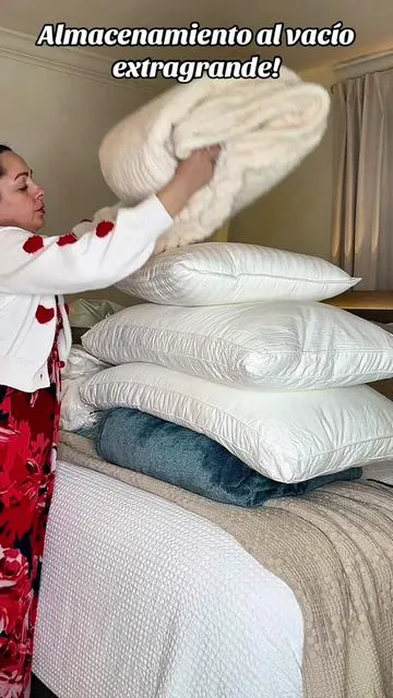 Almacenamiento al vacío extragrande. Bolsa de 4 a 6 unidades para ropa y ropa de cama, ahorrador de espacio, bolsa ahorradora de espacio, bolsa de compresión, bolsa selladora al vacío para edredones, mantas y fundas nórdicas, organizador de armario! @TAILI Shop #paratiiiiiiiiiiiiiiiiiiiiiiiiiiiiiii #tiktokshopcreatorpicks #organizedhome #organizationhacks #tiktokshopmothersday 