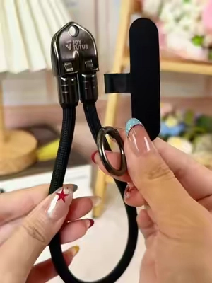 2-in-1 phone lanyard & 240W fast charging cable, keeps your phone safe & charged anywhere.#TechHacks #PhoneAccessories #MustHaveGadgets #LifeHacks #ViralTech