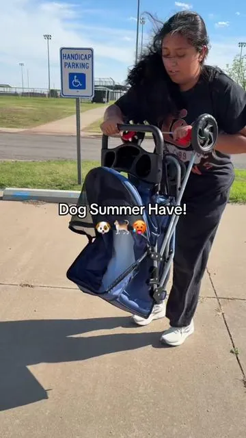 Great for elderly pets too! #dogstroller #dogmom #dogwalking #pugs #dogmusthaves 